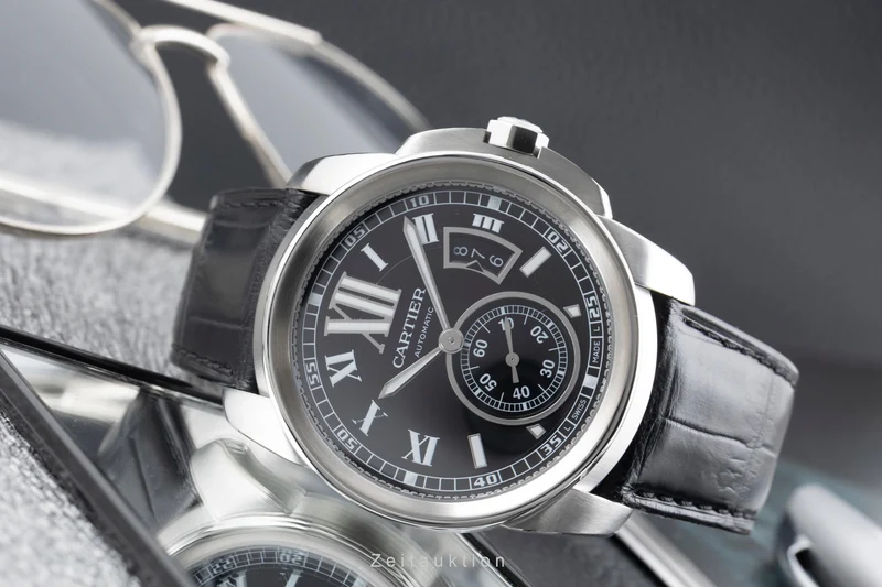 Cartier Calibre de Cartier steel automatic men's watch W7100041 [2603922]