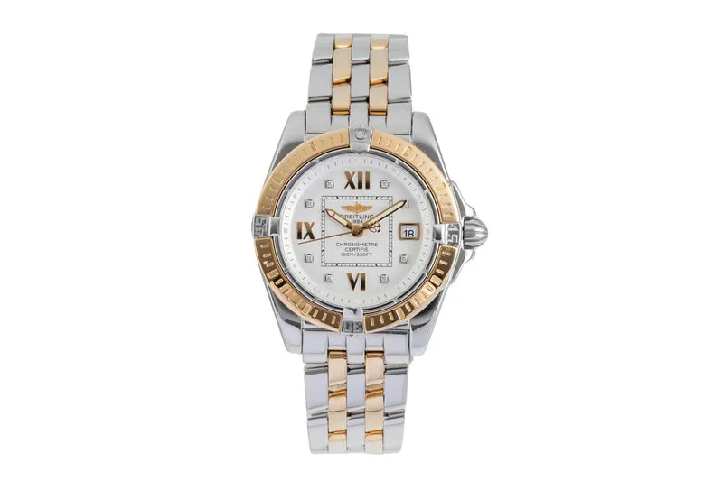 Breitling Cockpit steel / gold quartz women's watch D71356 [2603235]