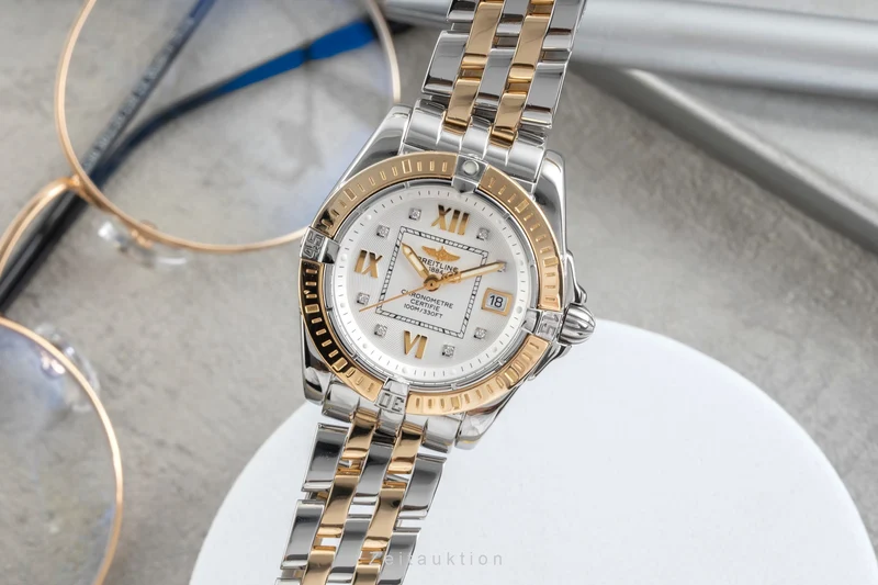 Breitling Cockpit steel / gold quartz women's watch D71356 [2603235]
