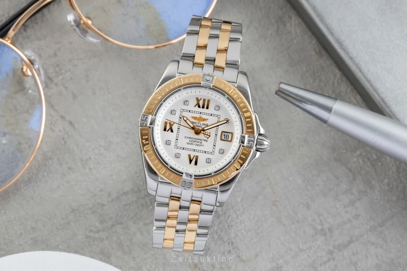 Breitling Cockpit steel / gold quartz women's watch D71356 [2603235]