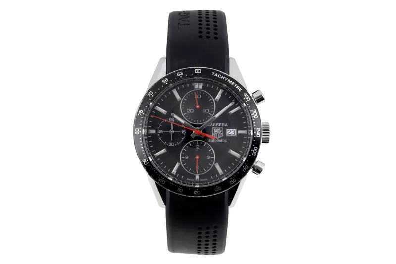 Tag Heuer Carrera chronograph steel automatic men's watch CV2014-2 [2603561]