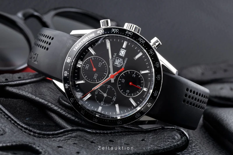 Tag Heuer Carrera chronograph steel automatic men's watch CV2014-2 [2603561]