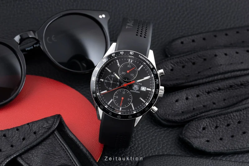 Tag Heuer Carrera chronograph steel automatic men's watch CV2014-2 [2603561]