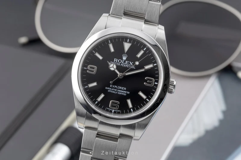 Rolex Explorer steel automatic men's watch 214270 [2604057]