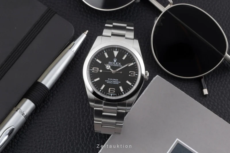 Rolex Explorer steel automatic men's watch 214270 [2604057]