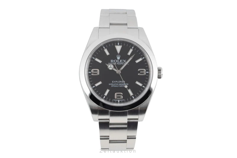 Rolex Explorer steel automatic men's watch 214270 [2604057]