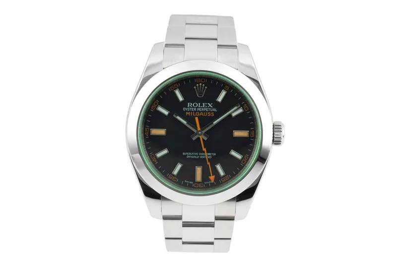 Rolex Milgauss steel automatic men's watch 116400GV [2604148]