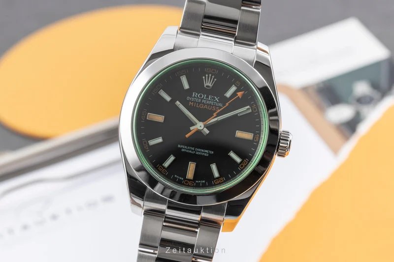 Rolex Milgauss steel automatic men's watch 116400GV [2604148]