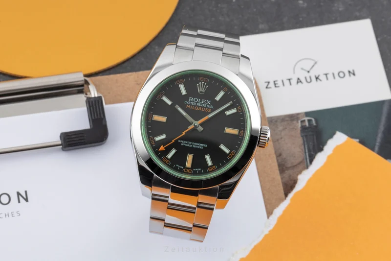 Rolex Milgauss steel automatic men's watch 116400GV [2604148]