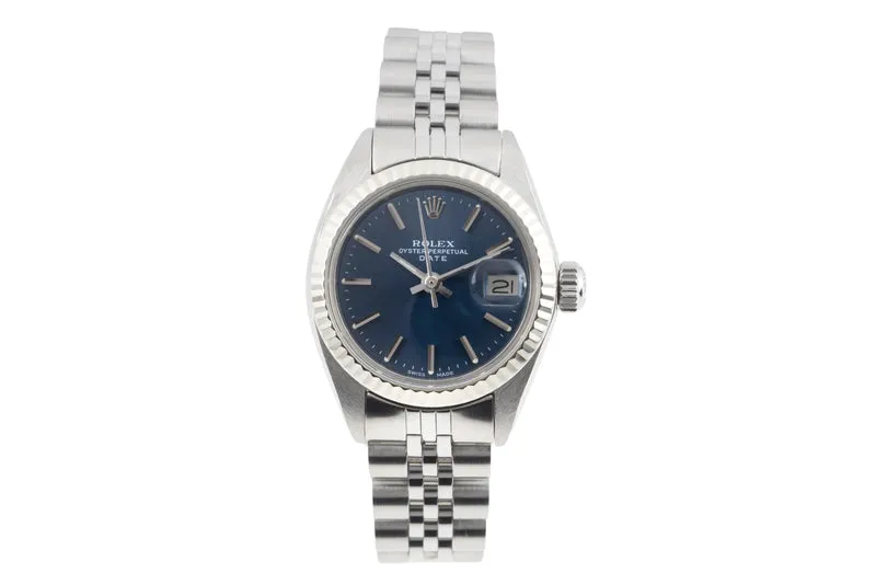 Rolex Lady Date steel / white gold automatic women's watch 6917 LP: 9000EUR Vintage [2604051]
