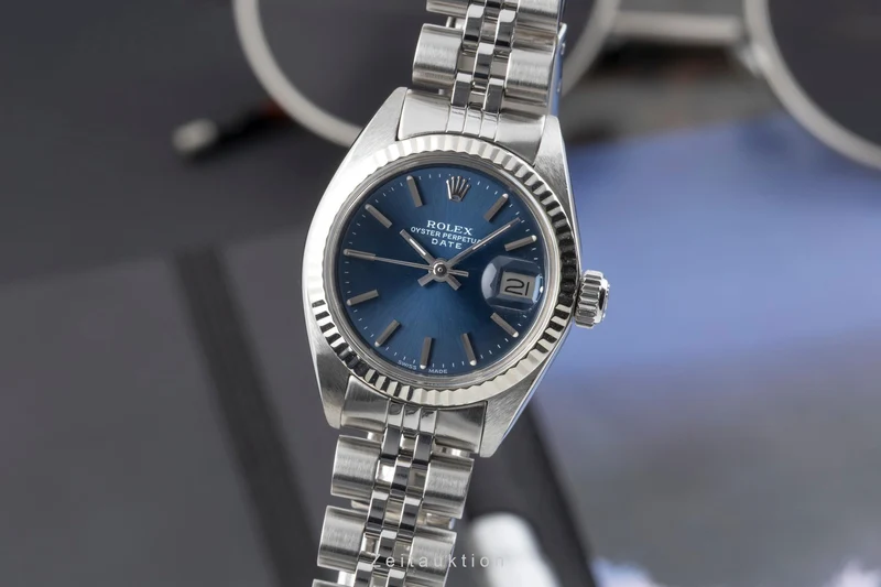 Rolex Lady Date steel / white gold automatic women's watch 6917 LP: 9000EUR Vintage [2604051]