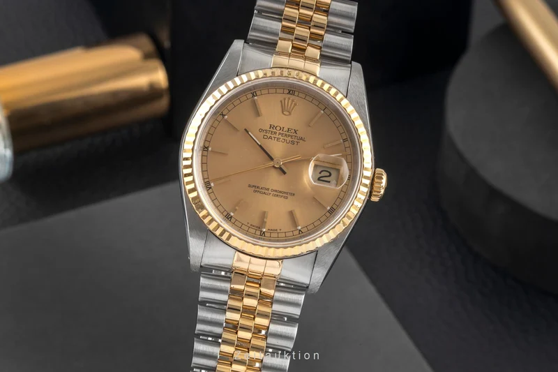 Rolex Datejust steel / gold automatic men's watch 16233 LP: 15350EUR [2604214]