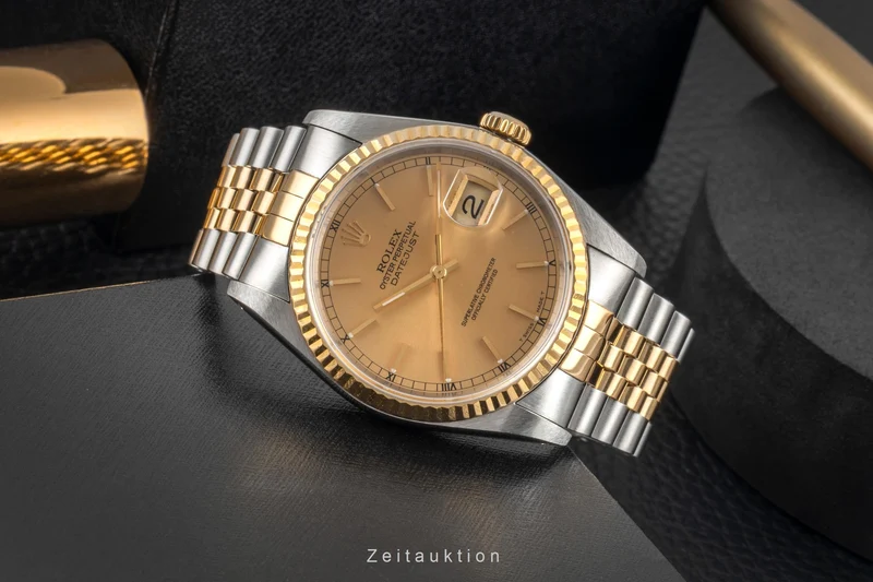 Rolex Datejust steel / gold automatic men's watch 16233 LP: 15350EUR [2604214]