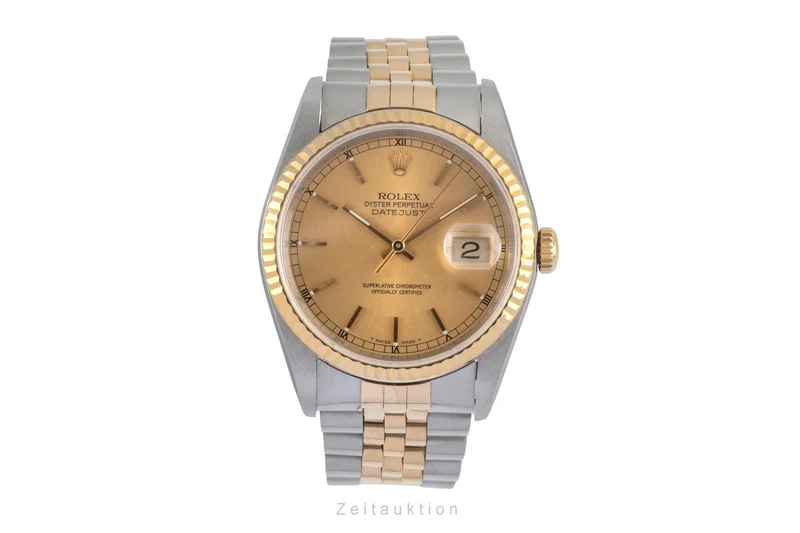 Rolex Datejust steel / gold automatic men's watch 16233 LP: 15350EUR [2604214]