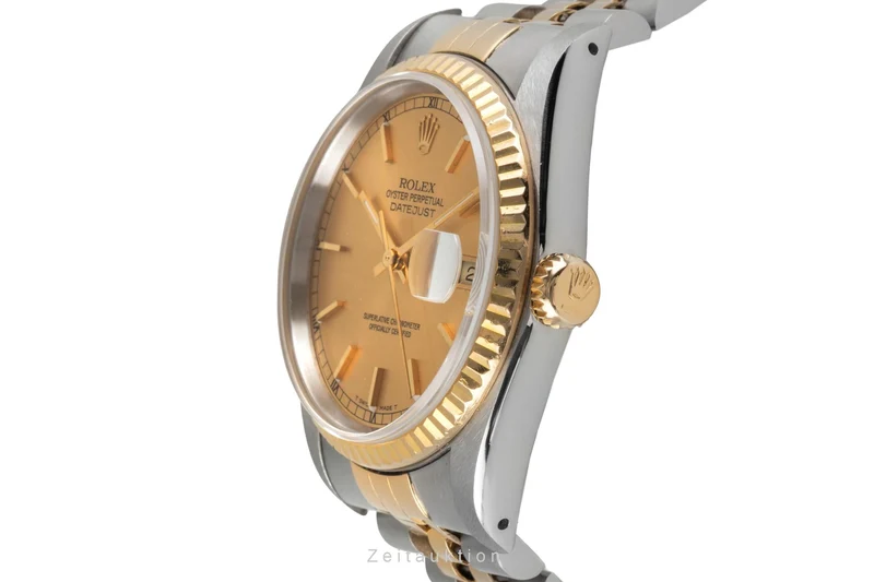 Rolex Datejust steel / gold automatic men's watch 16233 LP: 15350EUR [2604214]