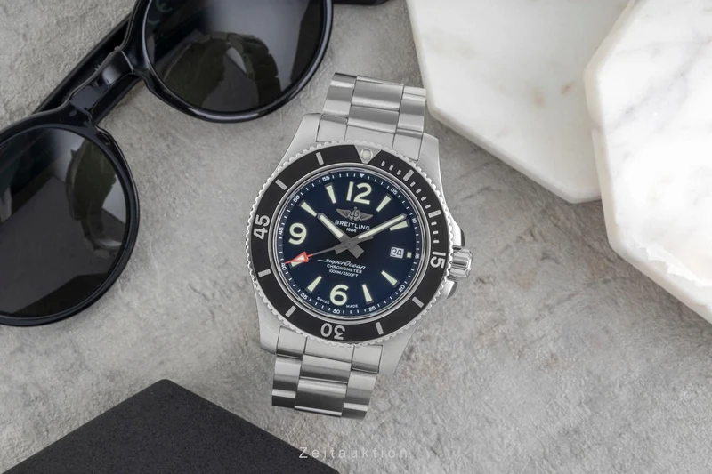 Breitling Superocean steel automatic men's watch A17367D71B1A1 [2604113]