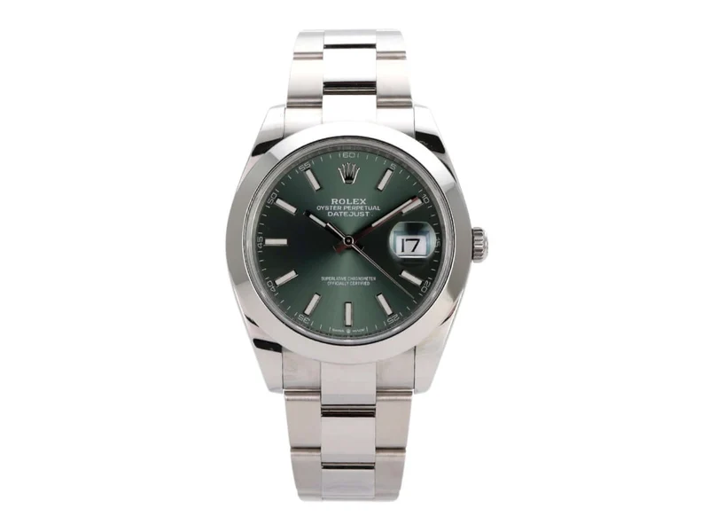 Rolex Datejust 41 Edelstahl 126300 Mintgrün