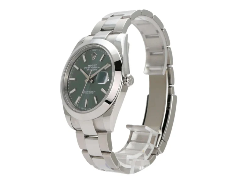 Rolex Datejust 41 Edelstahl 126300 Mintgrün