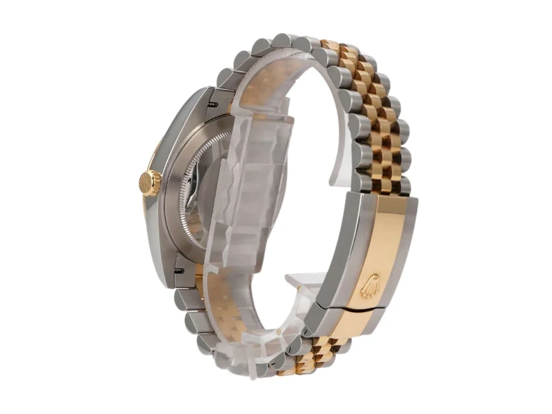 Rolex Datejust 41 Edelstahl Gelbgold 126333 Schwarz Jubile-Band