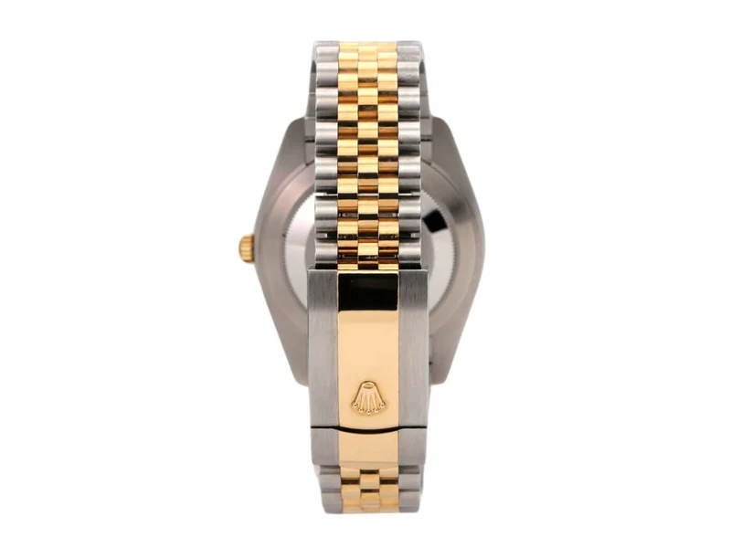 Rolex Datejust 41 Edelstahl Gelbgold 126333 Schwarz Jubile-Band