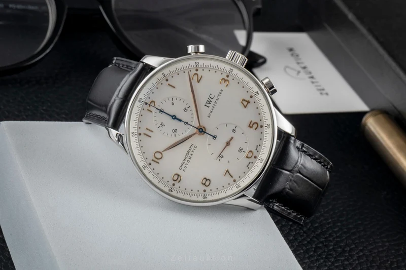 IWC Portugieser chronograph steel automatic men's watch IW371401 [2604163]