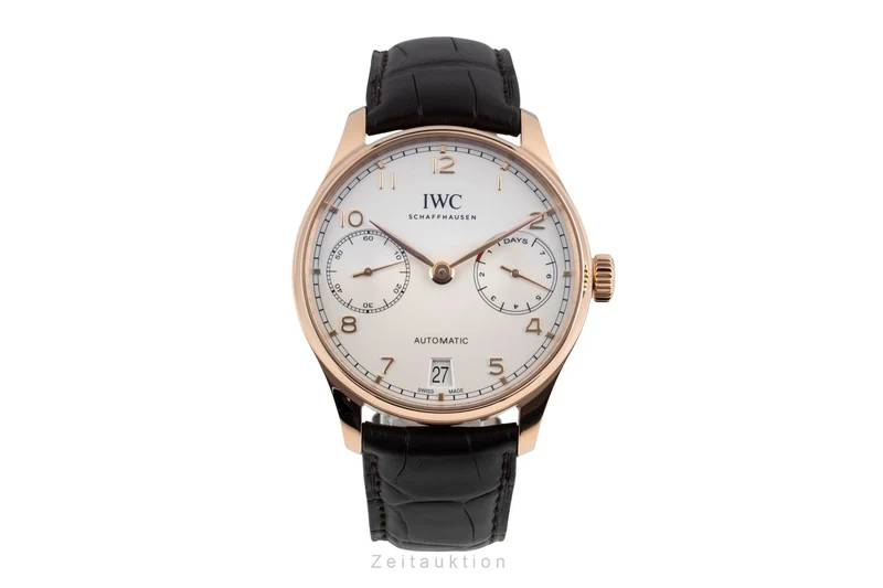 IWC Portugieser 18 ct red gold automatic men's watch IW500701 LP: 29100EUR [2604154]