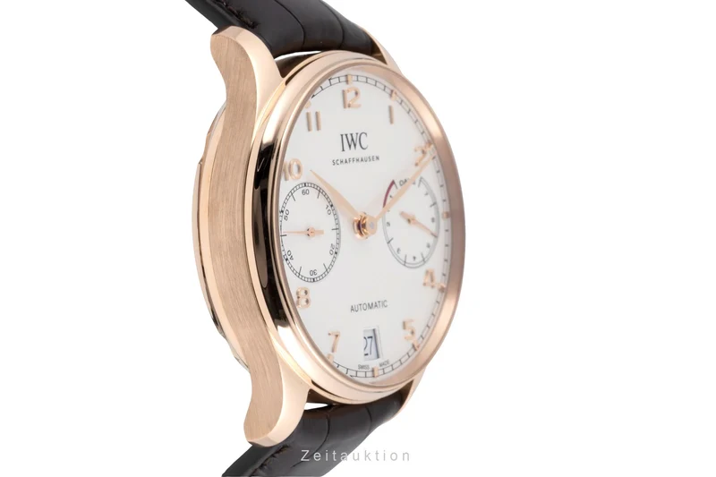 IWC Portugieser 18 ct red gold automatic men's watch IW500701 LP: 29100EUR [2604154]