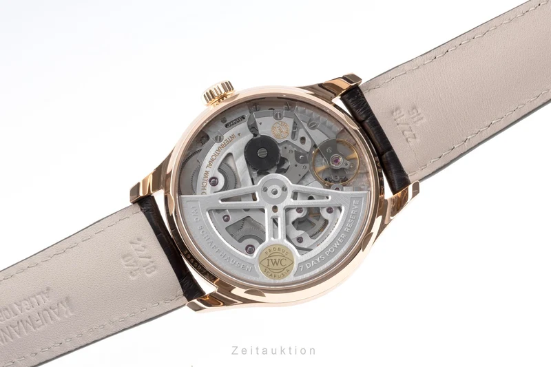 IWC Portugieser 18 ct red gold automatic men's watch IW500701 LP: 29100EUR [2604154]