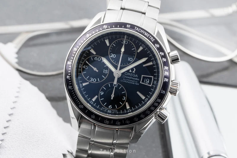 Omega Speedmaster Date chronograph steel automatic men's watch 3210.50.00 [2604216]