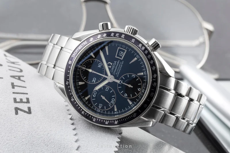 Omega Speedmaster Date chronograph steel automatic men's watch 3210.50.00 [2604216]