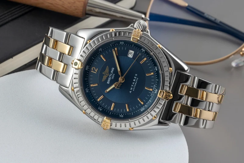 Breitling Antares steel / gold automatic men's watch B10048 [2603864]