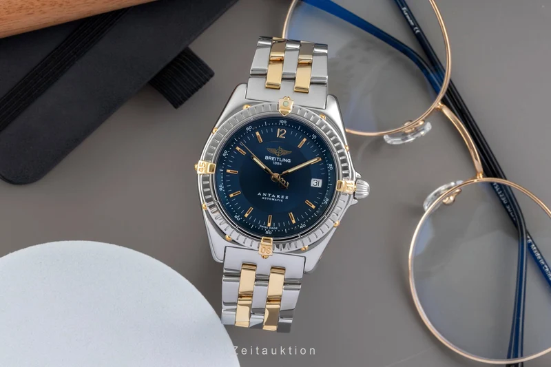 Breitling Antares steel / gold automatic men's watch B10048 [2603864]