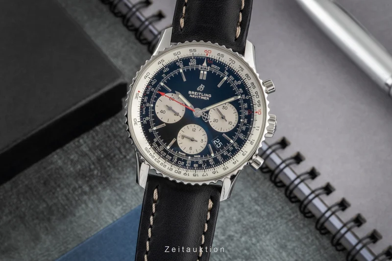 Breitling Navitimer 01 chronograph steel automatic men's watch AB0121211B1P2 [2604101]