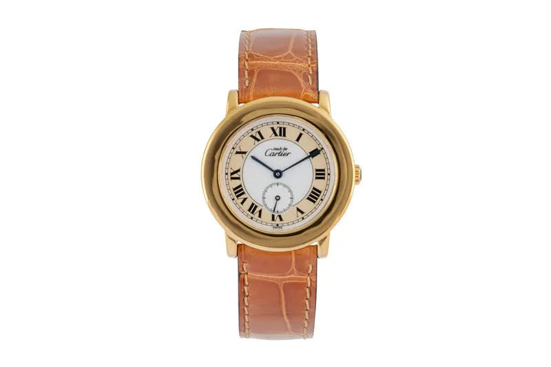 Cartier Ronde silver-gilt quartz women's watch W1006922 [2603745]