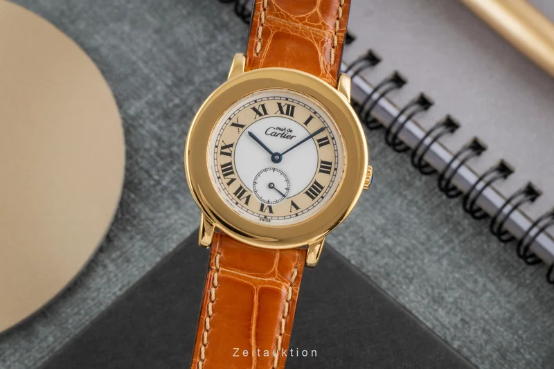 Cartier Ronde silver-gilt quartz women's watch W1006922 [2603745]