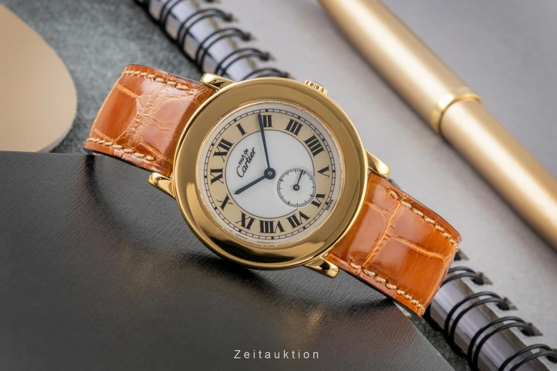 Cartier Ronde silver-gilt quartz women's watch W1006922 [2603745]