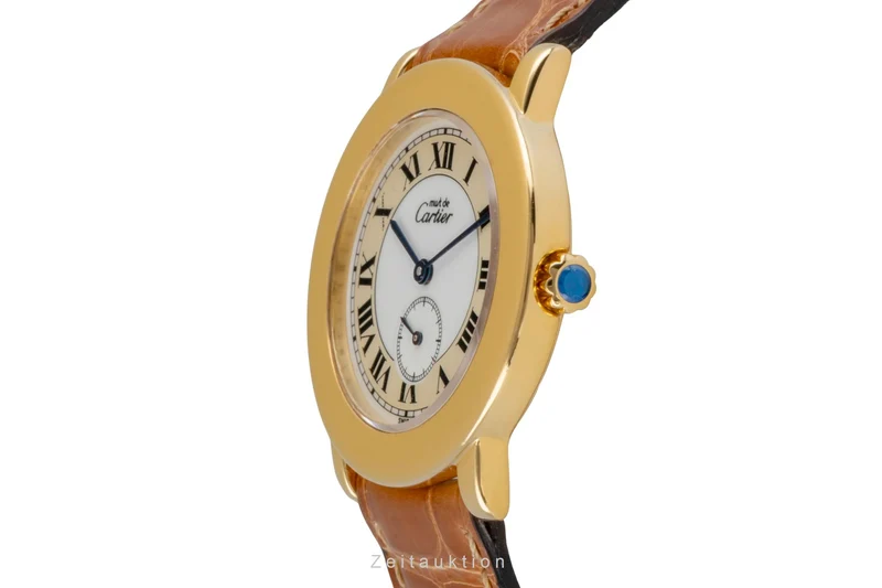 Cartier Ronde silver-gilt quartz women's watch W1006922 [2603745]