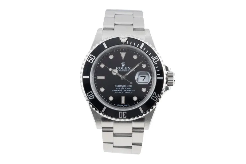 Rolex Submariner steel automatic men's watch 16610T [2604187]
