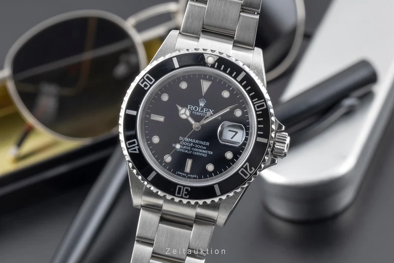 Rolex Submariner steel automatic men's watch 16610T [2604187]