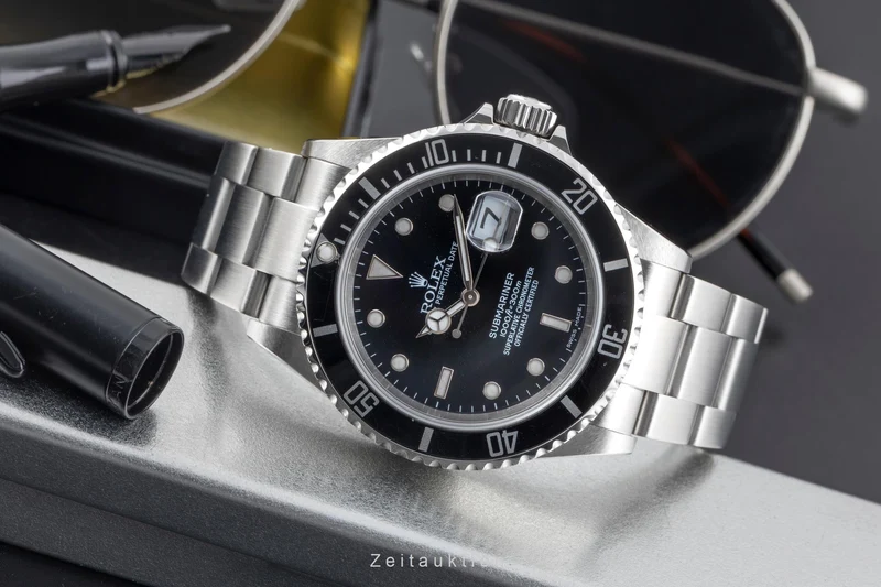 Rolex Submariner steel automatic men's watch 16610T [2604187]