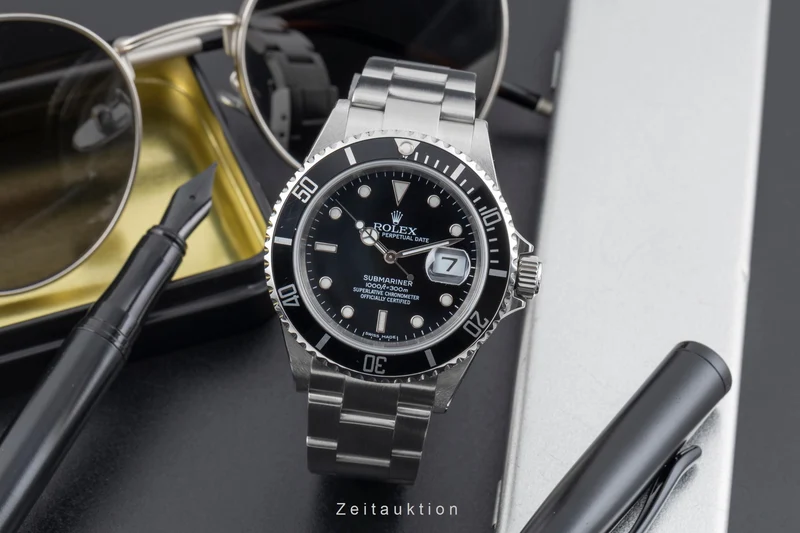 Rolex Submariner steel automatic men's watch 16610T [2604187]