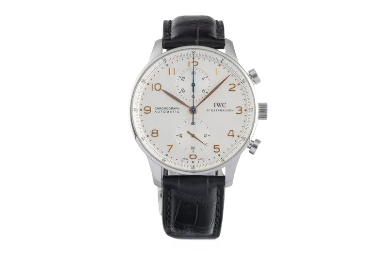 IWC Portugieser chronograph steel automatic men's watch IW371445 [2604075]