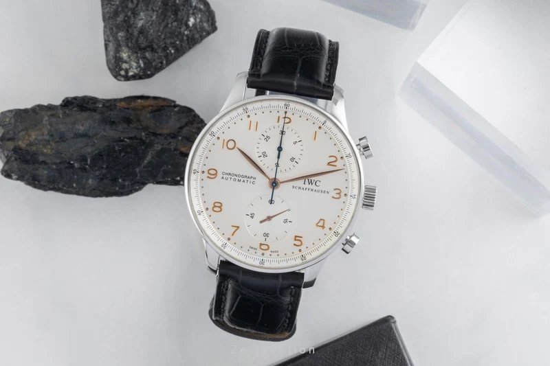IWC Portugieser chronograph steel automatic men's watch IW371445 [2604075]