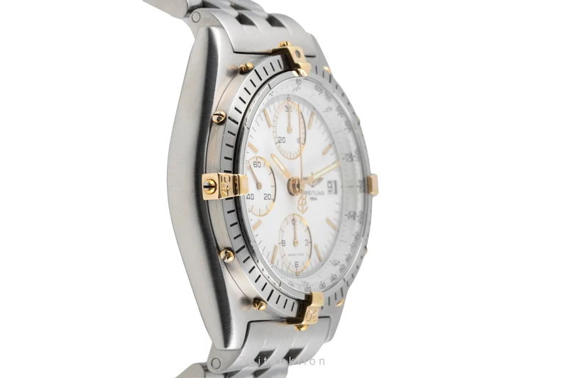 Breitling Chronomat chronograph gilt / steel automatic men's watch 81.950 [2603971]