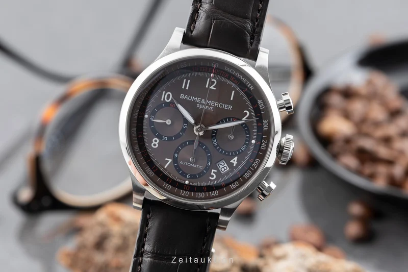 Baume & Mercier Capeland chronograph steel automatic men's watch M0A10083 65687 [2604076]