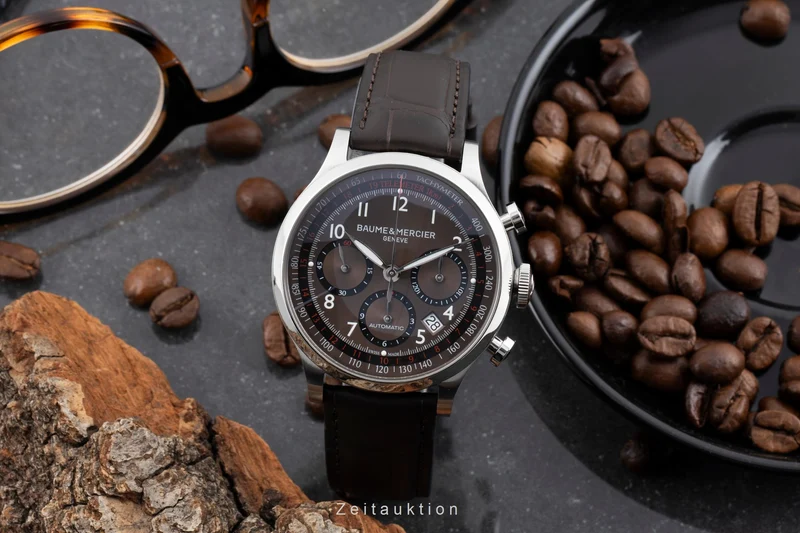 Baume & Mercier Capeland chronograph steel automatic men's watch M0A10083 65687 [2604076]