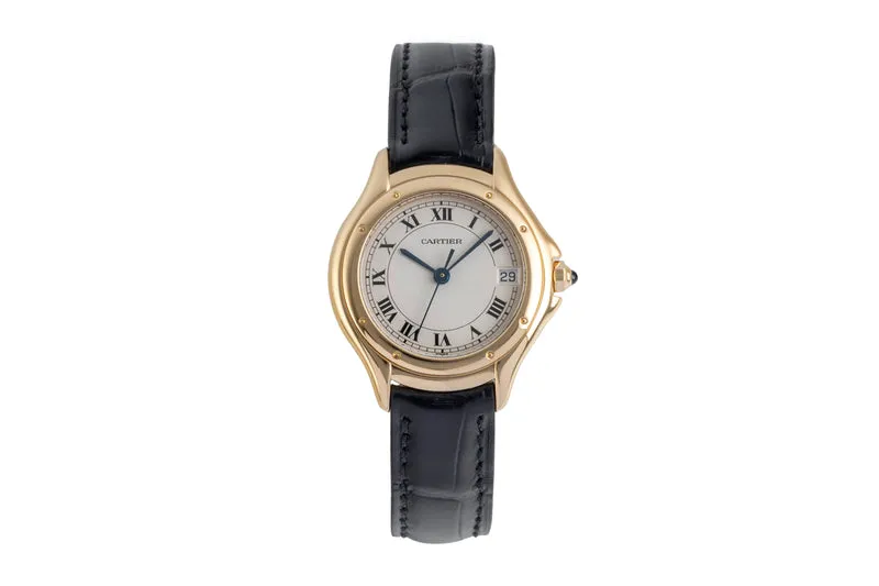 Cartier Cougar 18 ct gold quartz women's watch W25012B9, 887906 [2603742]