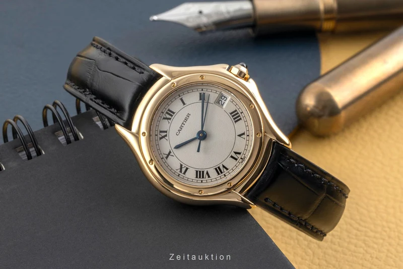 Cartier Cougar 18 ct gold quartz women's watch W25012B9, 887906 [2603742]