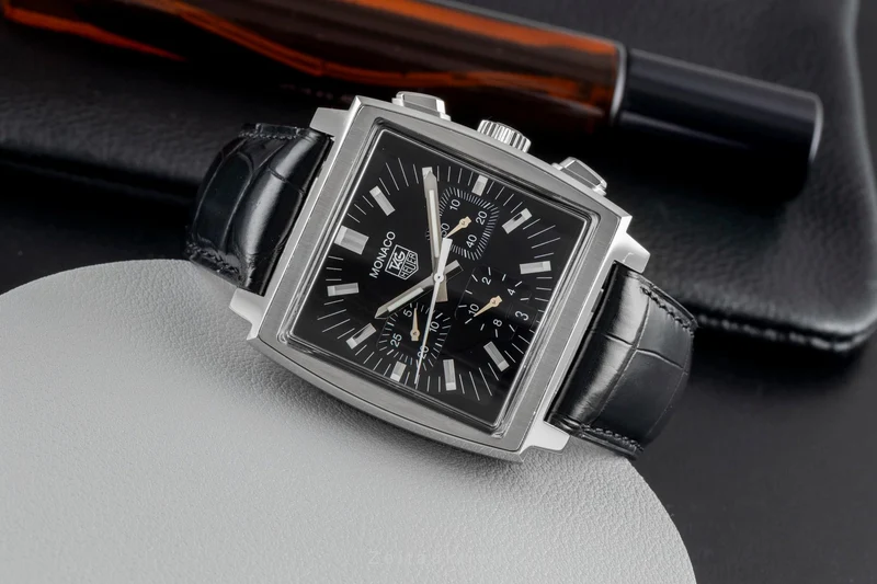 Tag Heuer Monaco chronograph steel automatic men's watch CW2111-0 LP: 7950EUR [2603832]