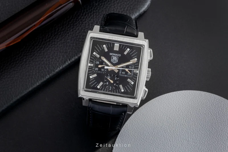 Tag Heuer Monaco chronograph steel automatic men's watch CW2111-0 LP: 7950EUR [2603832]